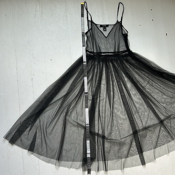 Black Mesh Dress - Picture 9 of 12